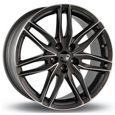 MSW 24 Antraciet gepolijst 19 inch velg